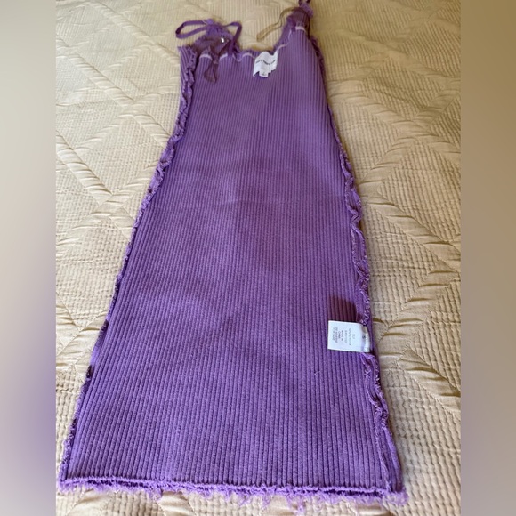 Better Be Lavender Ribbed Midi Dress - Picture 8 of 10